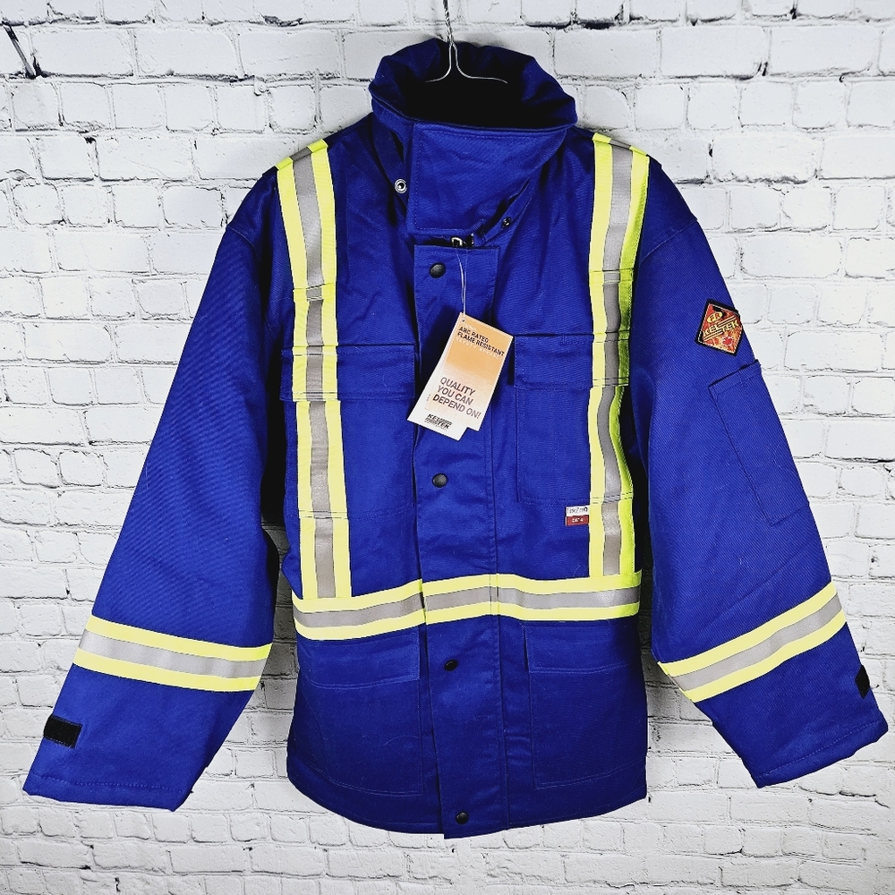 KEL-TEC SAFETY APPAREL | 386S FireZero fire resistant lined hi vis parka jacket